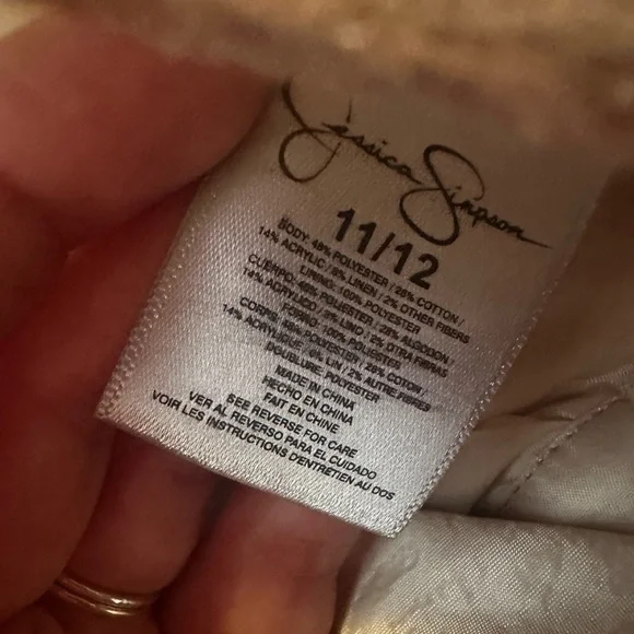 Jessica Simpson Tweed Shorts, size 11/12, NWOT - Picture 3 of 12